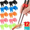 12/1PCS Reusable Chopstick Helpers Training Chinese Chopstick Holder For Children Beginner Trainers or Learner Kitchen Tableware