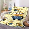 Despicable Minions Blanket Soft Throw Blanket For Home Bedroom Bed Sofa Travel Office Solid Christmas Blanket