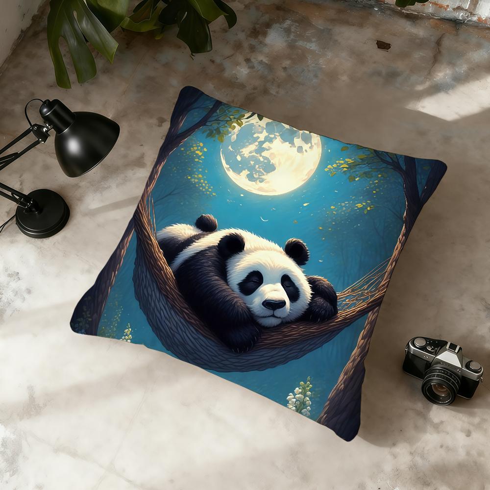 Good Night Cute Animals Sleep cushion cover Home Office Convenient Nordic Simplicity Hit With Zipper Cushion Cover