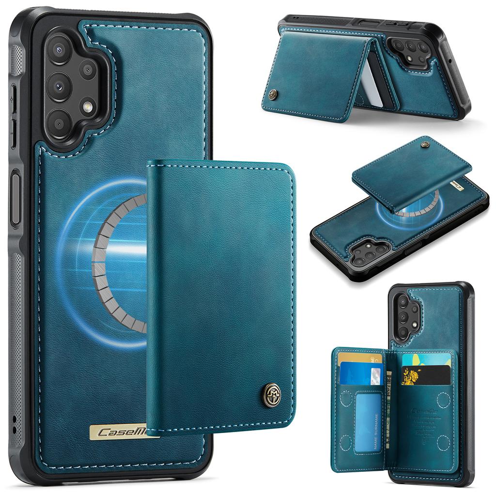 CASEME Серия ME80 Для Samsung Galaxy A13 4G/A04s 4G (164.7мм) Магнитный чехол-кошелек из кожи и ПК/ТПУ для телефона, съемный