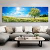 Panoramic Landscape Blossoming Tree Sky Canvas Painting Posters and Prints Wall Pictures For Living Room Home Decor No Frame