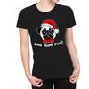 1Tee Womens Bah Hum Pug T-Shirt