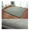 IKEHIKO Fluffy Rug, Moderno Gray, Approx. 130 x 190 cm (1.5 tatami mats), Soundproof, Volume, Solid Chenille, #6022909