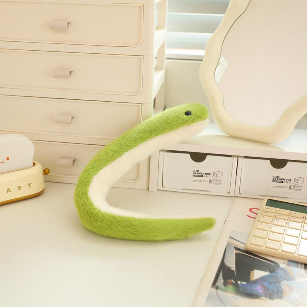 Soft Cotton Stuffed Snake Toy Stuffed Animal Simulated Snake Plush  Home Decoration