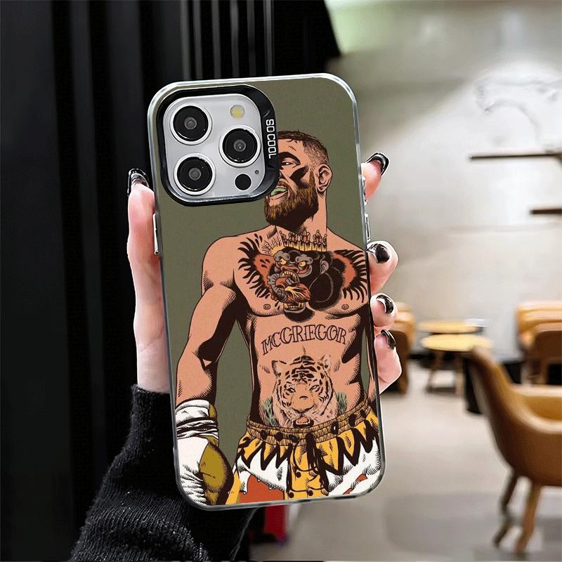 Мягкий чехол для телефона с изображением Конора Макгрегора для iPhone 15 16 17 Pro Max 17Air 16E 14 Plus 13 12 Mini Ударопрочная задняя крышка