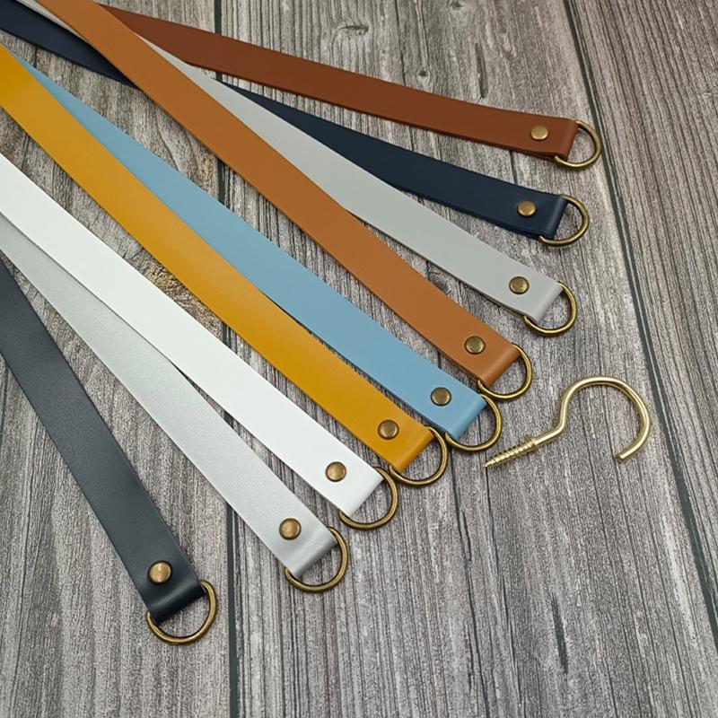 2 Pcs Leather Curtain Tiebacks Leather Curtain Buckle Creativity Curtain Holdbacks European Classic Retro Curtain Ties