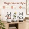 Creative Metal Stand Flowerpot Multi-functional Desktop Flower Vase Funny Cat Shaped Vase  Gifts