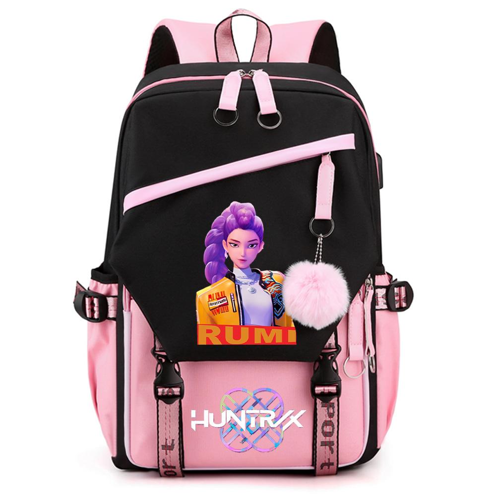 Anime Demon Hunters Printed Large Capacity Backpack for Teenger Student Girl Boy Schoolbag Bookbag Women Waterproof Travel Bag Gift