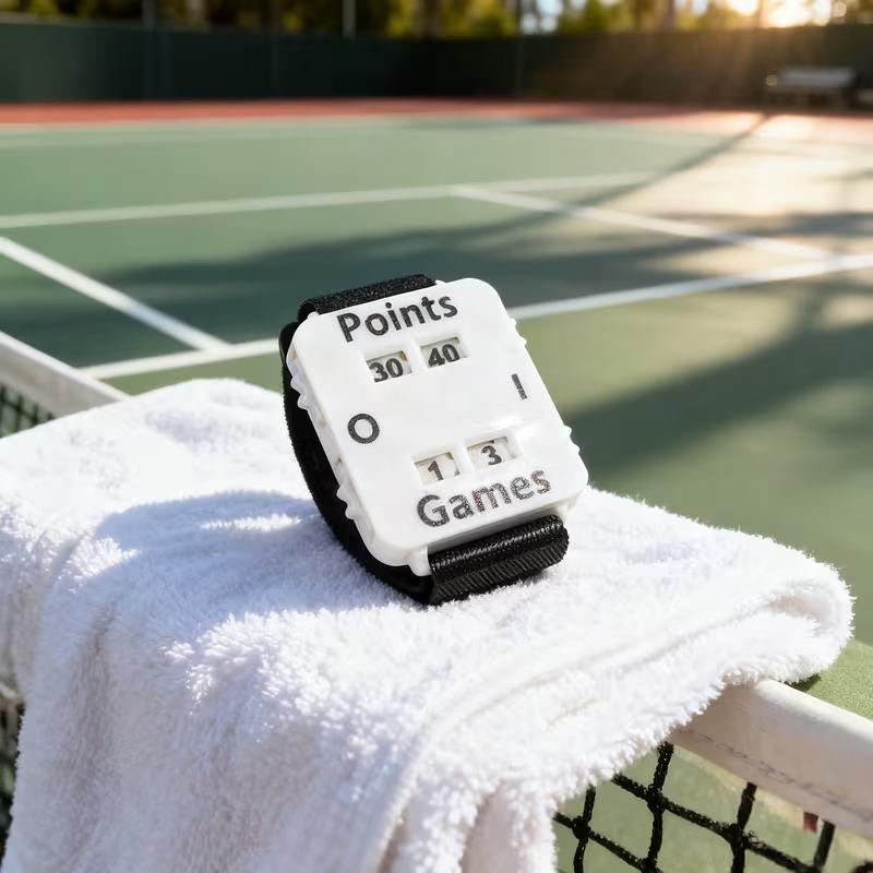 Portable Cricket/Tennis/Padel Scorer Wristband Instant Score Tracker No Memory Loss Suitable For Coaches, Referees, Players