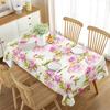 Скатерть с цветочным рисунком Красивые цветы Прямоугольная скатерть Обеденный зал Банкетка Кухня Открытый пикник Свадебное украшение