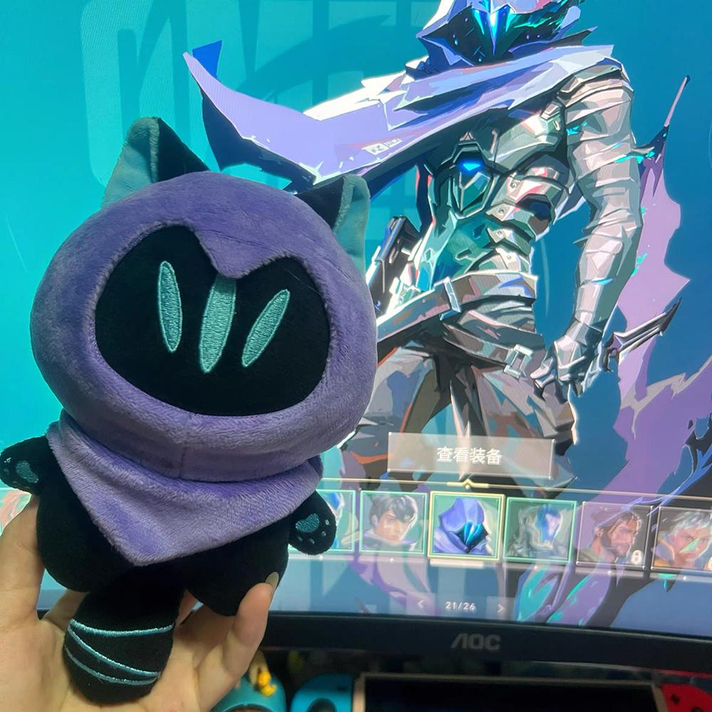 Игра VALORANT Омен Косплей Брелок Милый Мультяшный Плюшевая Набитая Хлопковая Кукла Брелок Рюкзак Хэллоуин Украшение