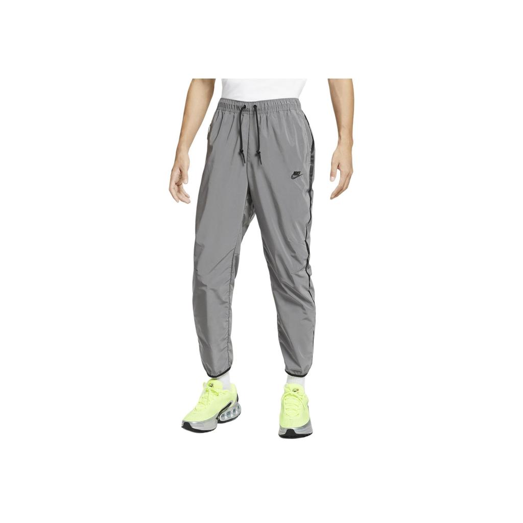 Nike Технологичные тканые брюки Flash Reflect Серебристо-черные FZ7588-035