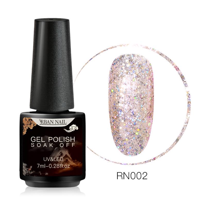 Mtssii Цветной УФ-светодиодный гель-лак серии Rainbow, 7 мл, долговечная краска для ногтей, гели для дизайна ногтей