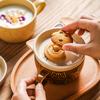 Японская мультяшная кружка для кофе с рисунком кошки на крышке, маленькая тарелка, милая чашка для завтрака, креативная чашка для молока, подарок, 300 мл