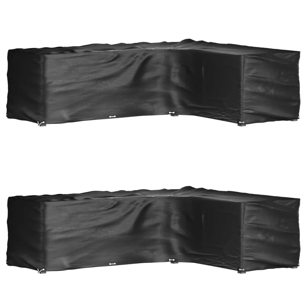 Vidaxl Pokrowce L Na Meble Ogrodowe, 2 Szt., 16 Oczek, 260X210X80 Cm