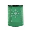 2Pcs Red/Green Line Beam Distance Plate Double Scale Magnetic Target Plate  For Line Lasers