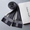 2026 New Men's Wool Plaid Scarf – Trendy Knitted Korean Style, Versatile and Warm Winter Accessory