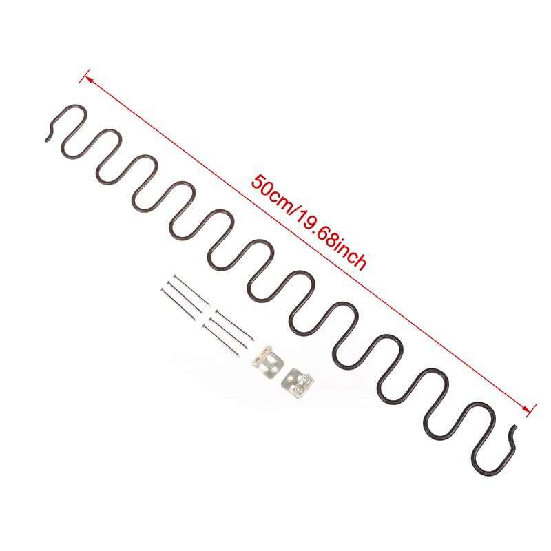Сменная пружина для дивана и стула с зажимами, длина 45/50/60/65/70 см
