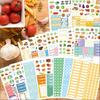 1 Set Annual Planner Stickers Set Seasonal Program Stickers Aesthetic Inspirational Holiday Wellness Stickers Calendar Journaling Accessories