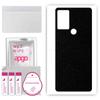 apgo Protective Skin Sticker for the Back Compatible with TCL 305 6102D, Wrap Film, Foil, Vinyl - Pattern Matte Black