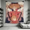 EVA Pattern Home Decor Tapestry, Wall Hanging, Decorative RV Wall Cloth.SGT0917075