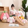 Adorable Transformable Fruit Rabbit Plush Toy