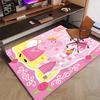 1pc Pink Pig Design Printed Area Rug Carpet for Bedroom Living Room Home Decor Rugs Mat Non Slip Mat Rug for Bedside