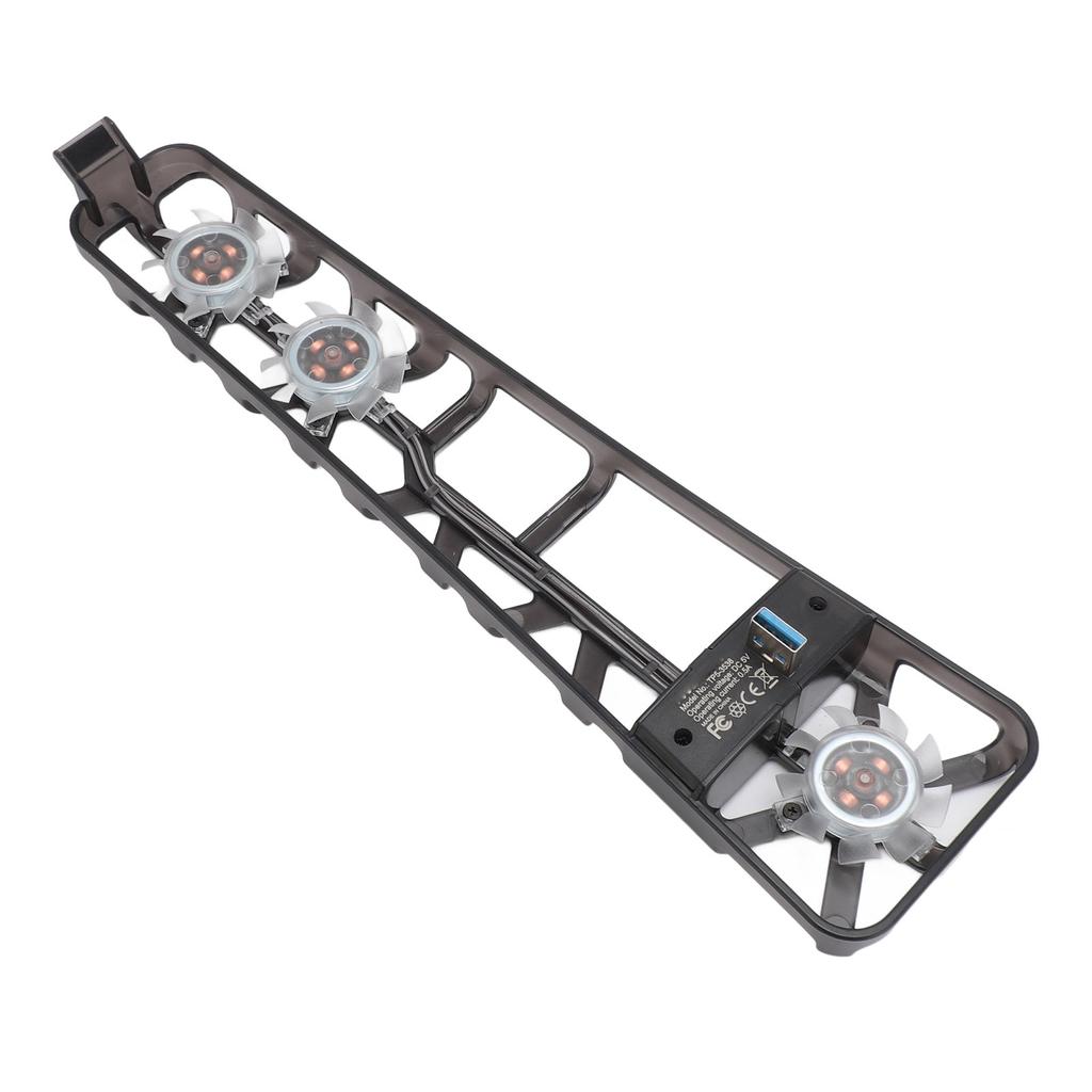 Охлаждающий вентилятор для консоли PS5 Slim 3 вентилятора порт USB 3.0 синяя подсветка задний охлаждающий вентилятор кулер для PS5 Slim