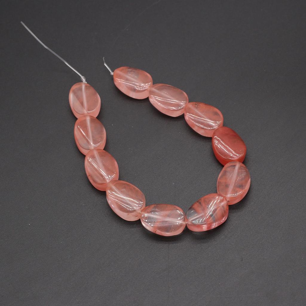 Изоляционные бусины из натурального камня, прозрачный кристалл/опал/унакит, овальные спиральные бусины для изготовления ювелирных изделий, ожерелье, браслет, серьги, аксессуары