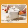 Chicken-shaped Triangle Pot Handle Cap Cotton Non-Slip Heat Insulation Glove with Hanging Hole Cute Hand Protector