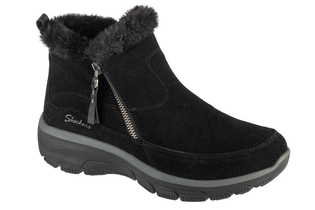 Skechers Легко и просто - крутая молния!, Женские черные зимние сапоги