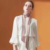 100% Natural Mulberry Silk Long Scarf Solid Color Neckerchief Hair Ties Bag Ribbon Headband Hair Ornament Female Strip Scarves