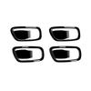 4Pcs Glossy Black Inner Door Handle Bowl Panel Cover Trim for Honda HRV XRV XR-V HR-V   Interior