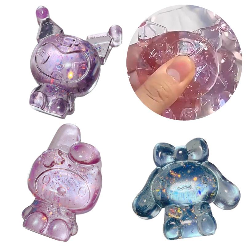 Santino Ice Cube Squeeze Toy Stress Relief Toy For Children Ages 3-6 Non-toxic Plastic Material