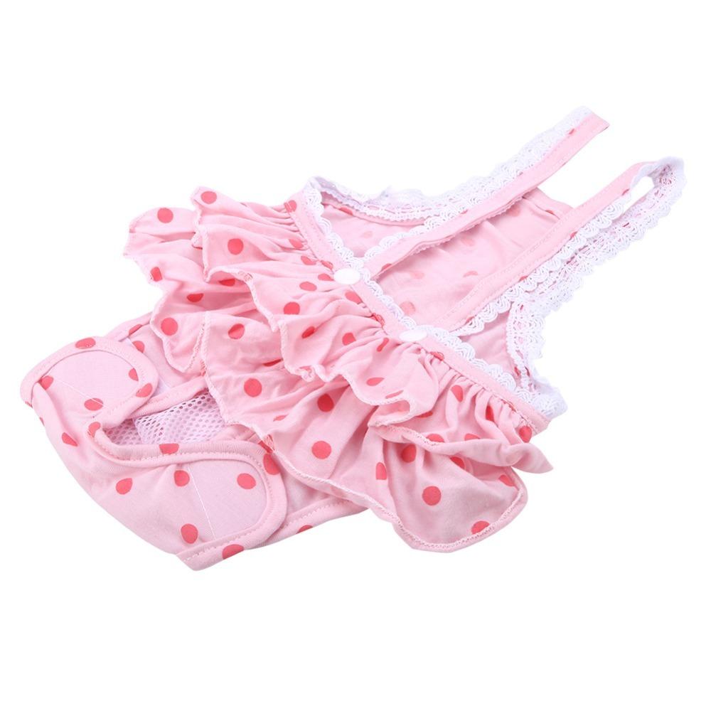 Suspender Style Pet Period Pants Absorbent Dog Suspender Panties Dog Diaper Skirt Home Wear