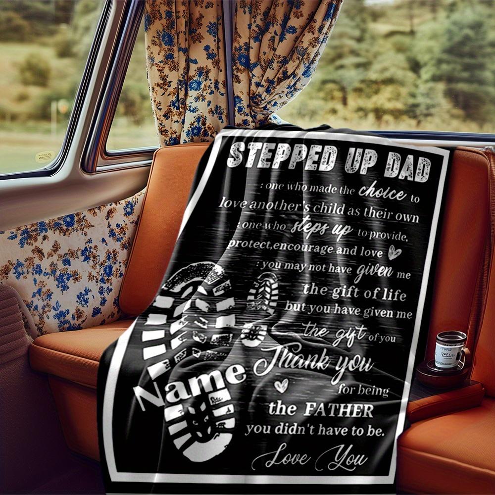 Hero Dad Blanket Personalized Name Soft Comfortable Stylish Blanket Car Blanket Perfect For Travel Camping Outdoor Home Suitable For All Seasons