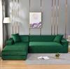 Couch Cover 4-Seater Sofa, Green Velvet