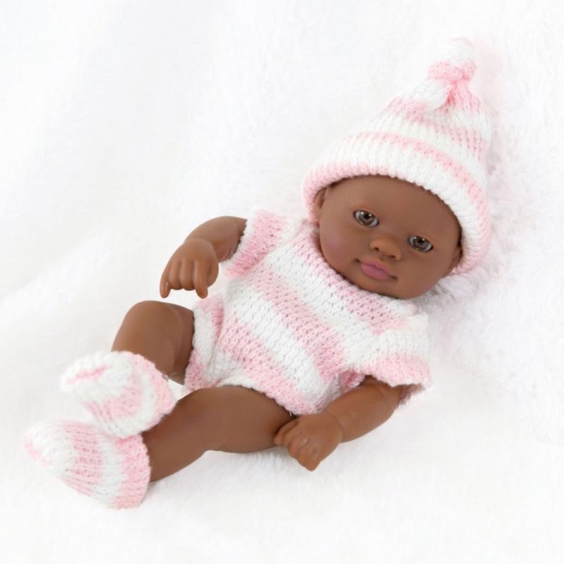 7-дюймовая кукла-младенец из мягкого винила, реалистичная Reborns, фигурка-игрушка, удобная для переноски, для повседневного успокоения, игра для родителей