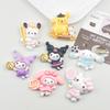 Спортивные смоляные аксессуары Sanrio с мультяшными персонажами: Материалы для DIY кремового клея, чехлов для телефонов, заколок для волос и наклеек.