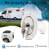 RV Accessories Gravity Fresh Water Fill Hatch Inlet Filter Lockable For RV Boat Camper Trailer