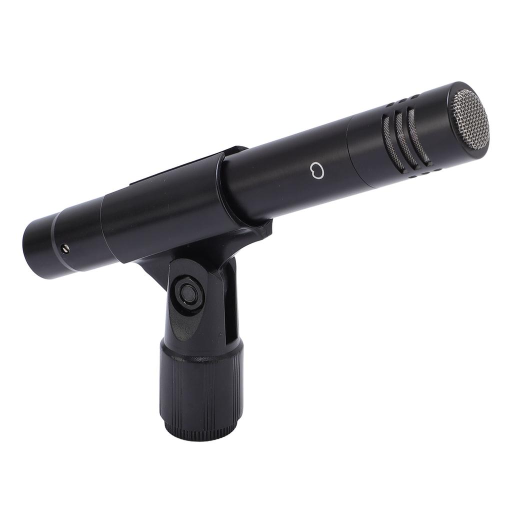 Small Diaphragm Condenser Microphone with Clip XLR Noise Reduction Instrument Microphone for Piano G
