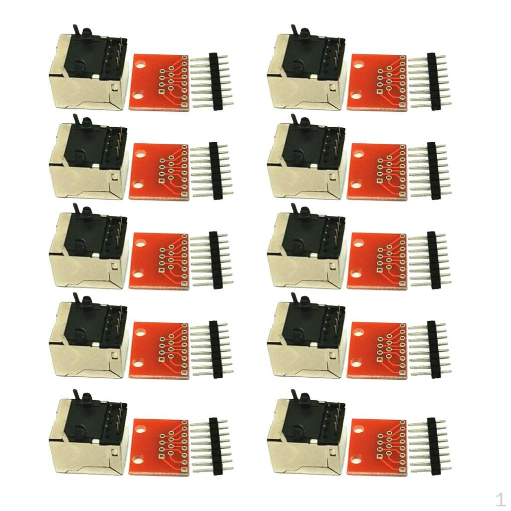 10Pcs PCB Connector Module Components Supplies Tools