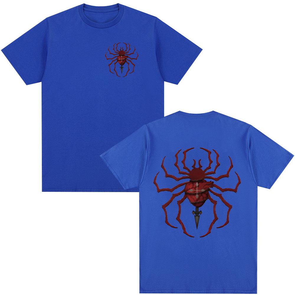 Anime Hunter X Hunter Tshirt Phantom Troupe Spider Logo Unisex Women Short Sleeve T Shirts Cotton Oversized Tshirts Streetwear