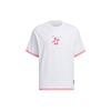 Adidas NEO Strawberry Bear Neo Cartoon Print Sports Short Sleeve T-shirt Unisex Tops White IP4052