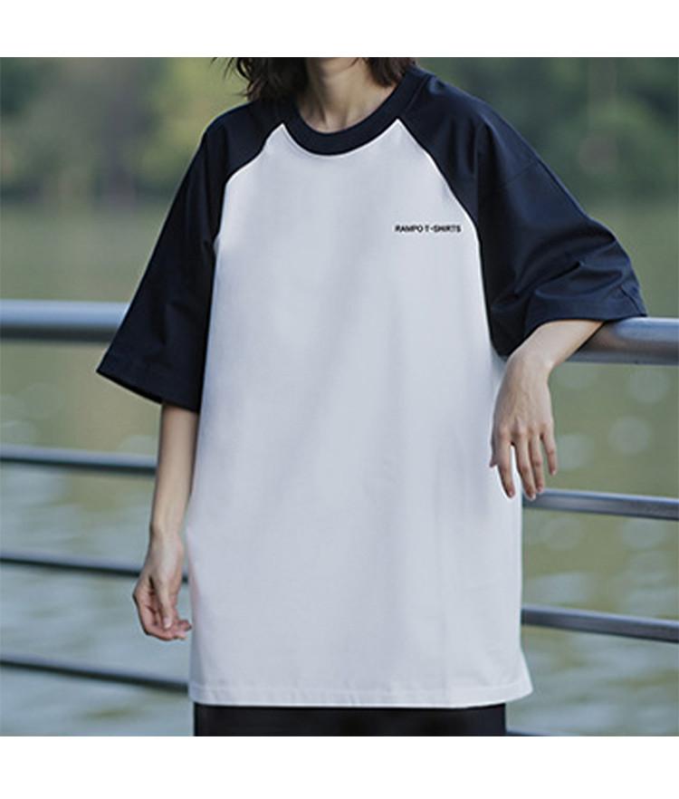Loose casual daily versatile simple fashion 2025 new summer new round neck short sleeved T-shirt