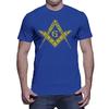 Freemason Square and Compasses Symbol Masonic TShirt 100 Cotton ONeck Summer Short Sleeve Casual Unisexs Tshirt Size S3XL