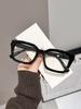 New fashion dopamine personality sweet cool glasses women's fashion trend style versatile anti-blue flat glasses men