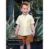 David Bella Boys' Shorts Set Children's Shirt Two-Piece Set 2026 Summer New Stylish Baby Clothes