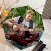 French legendary rock singer and actor Johnny Hallyday umbrella is suitable for all seasons, including home travel and outdoor activities Y19