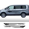 2 шт., наклейки на боковую дверь автомобиля, капот, линии, наклейки для Mitsubishi Delica D5 L400 Camper Van, аксессуары для тюнинга, графический винил